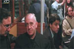 Cardinal Bergoglio en métro